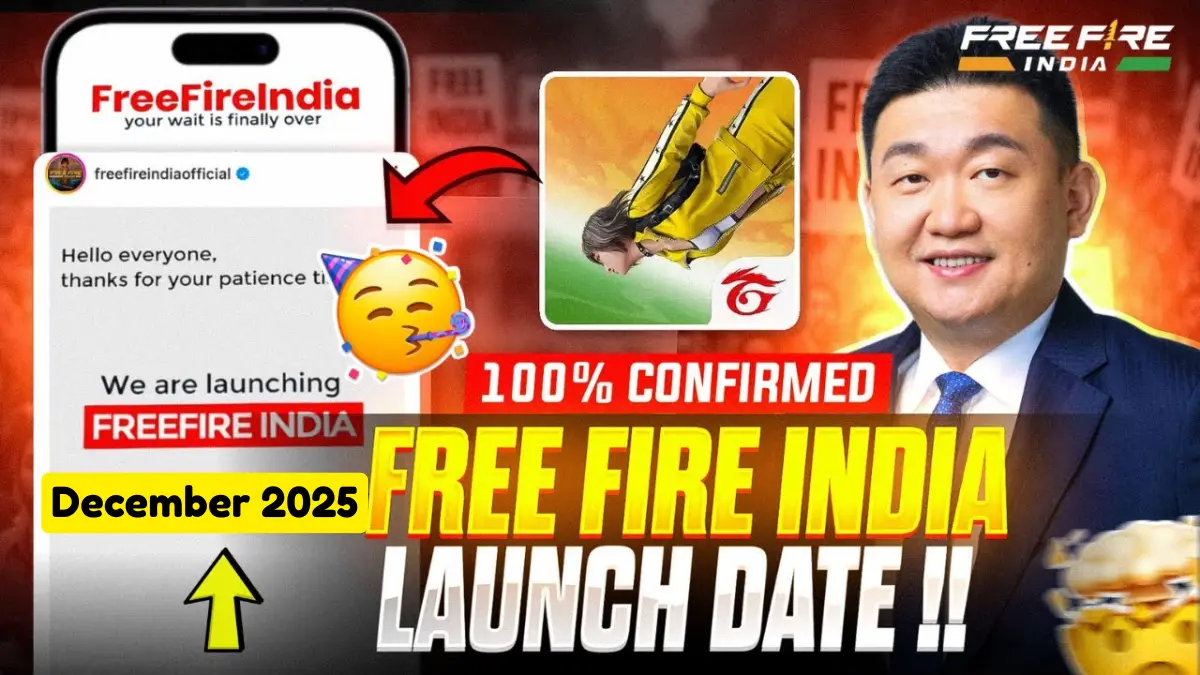 Free Fire India Launch Date 2025: Official Garena Big Comeback